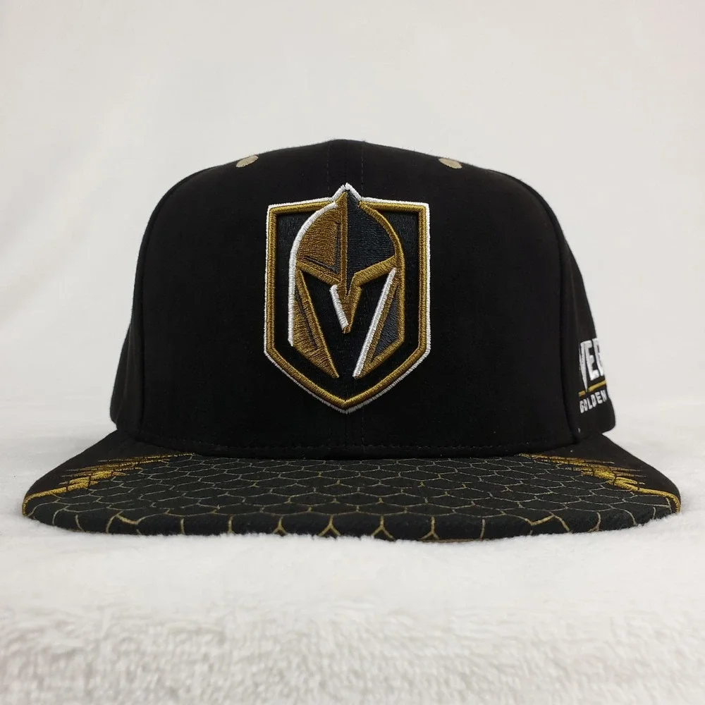 Las Vegas Golden Knights Mitchell & Ness NHL Snapback Hat Cap 3D Logo‎ New